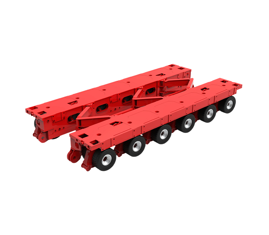 Pengangkut Modular Self-Propelled KTSP-6H dengan poros 6-H yang dapat dilepas (SPMT)