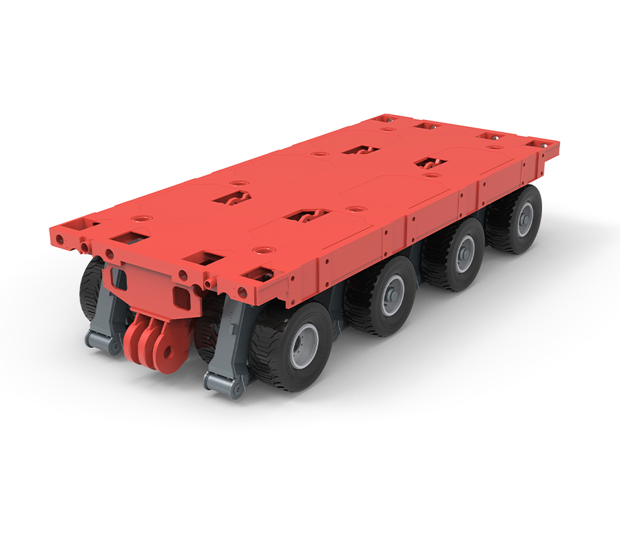 KTSP-4 Self-Propelled Modular Transporter dengan 4 poros (SPMT)